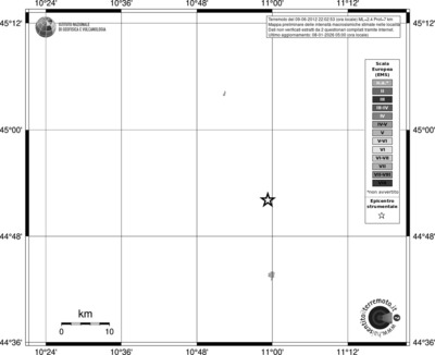 Mappa EMS - territori località