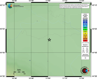 Mappa EMS - località