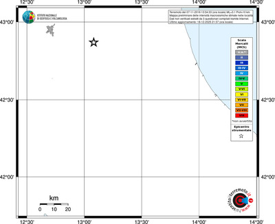 Mappa MCS - territori località