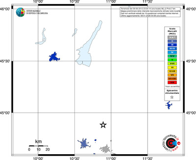 Mappa MCS - territori località