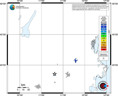 Mappa EMS - territori località