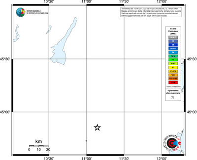 Mappa EMS - territori località