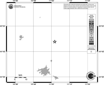 Mappa MCS - territori località