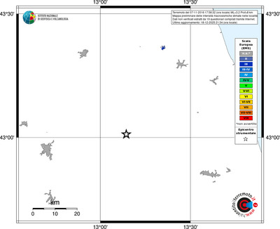 Mappa EMS - territori località
