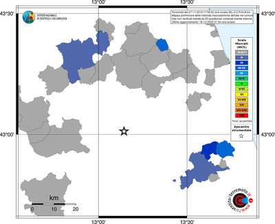 Mappa MCS - territori comuni