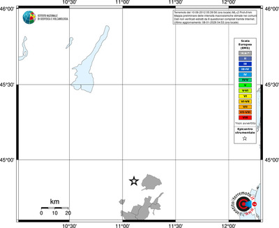 Mappa EMS - territori comuni