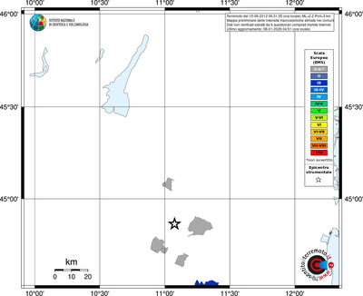 Mappa EMS - territori comuni