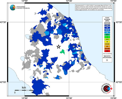 Mappa EMS - territori comuni