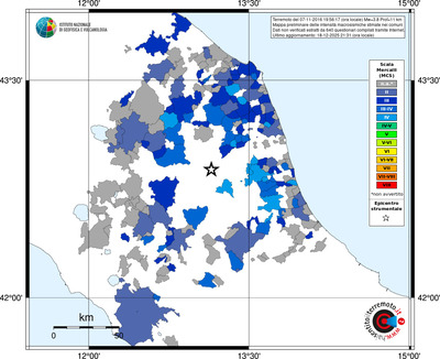 Mappa MCS - territori comuni