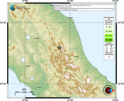 Mappa comuni con almeno 3 questionari
