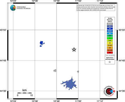 Mappa MCS - territori località