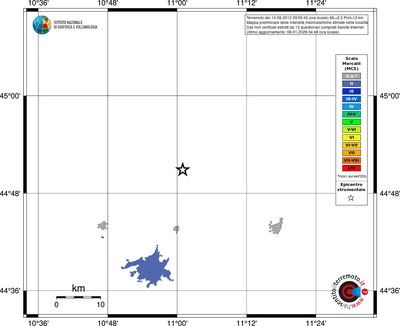 Mappa MCS - territori località