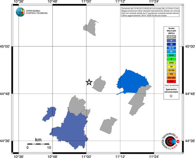 Mappa MCS - territori comuni