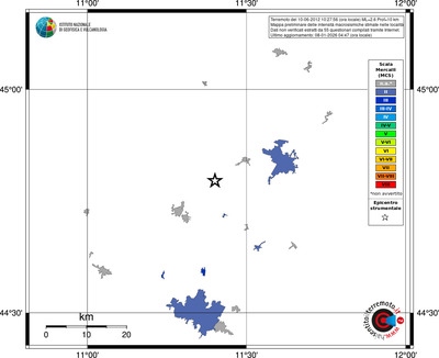 Mappa MCS - territori località