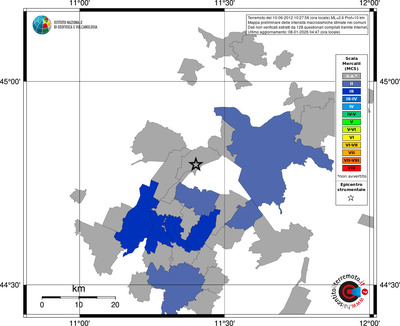 Mappa MCS - territori comuni