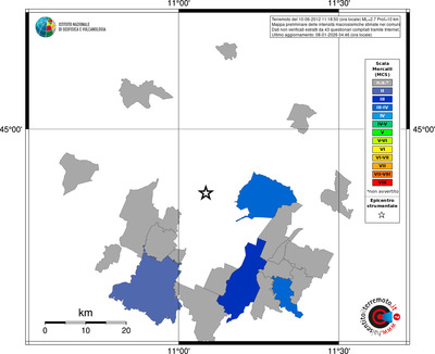 Mappa MCS - territori comuni