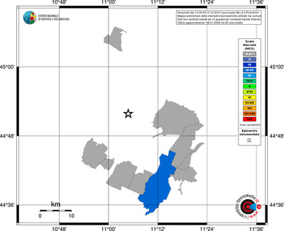 Mappa MCS - territori comuni