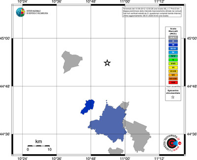 Mappa MCS - territori comuni