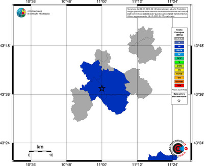 Mappa EMS - territori comuni