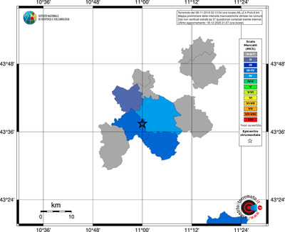 Mappa MCS - territori comuni