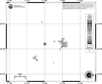 Mappa EMS - territori località