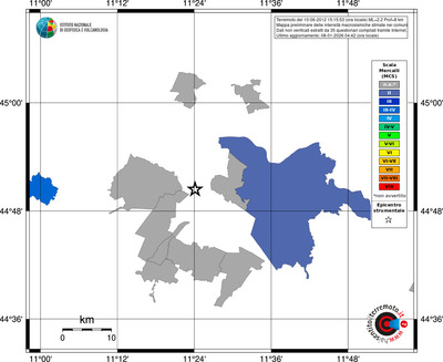 Mappa MCS - territori comuni