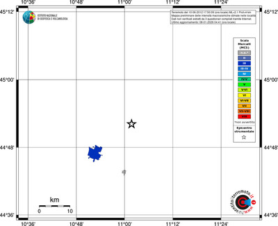 Mappa MCS - territori località