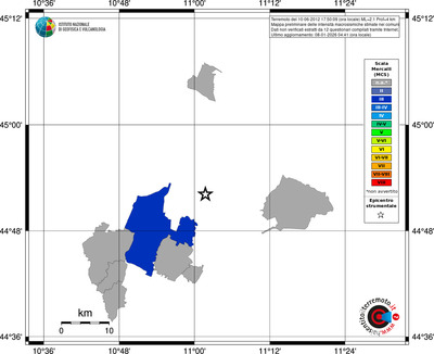 Mappa MCS - territori comuni