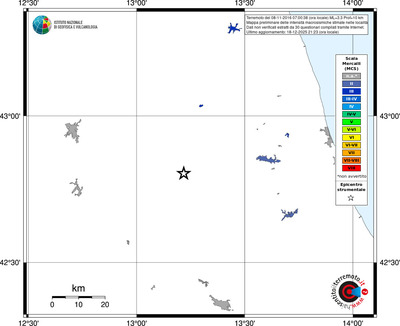 Mappa MCS - territori località