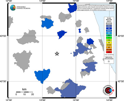 Mappa MCS - territori comuni
