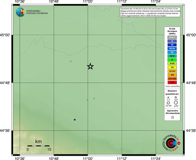 Mappa EMS - località