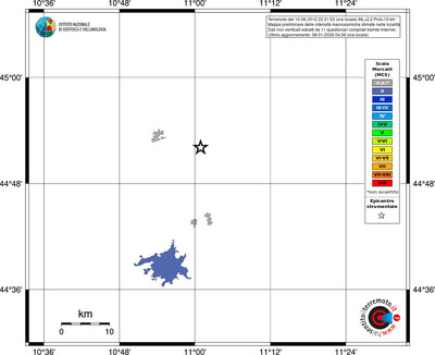Mappa MCS - territori località