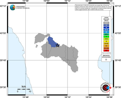 Mappa MCS - territori comuni