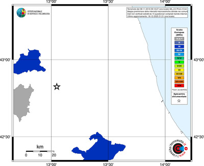 Mappa EMS - territori comuni