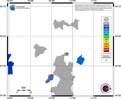 Mappa MCS - territori comuni