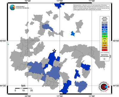 Mappa MCS - territori comuni