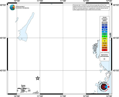 Mappa EMS - territori località