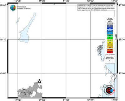 Mappa EMS - territori comuni