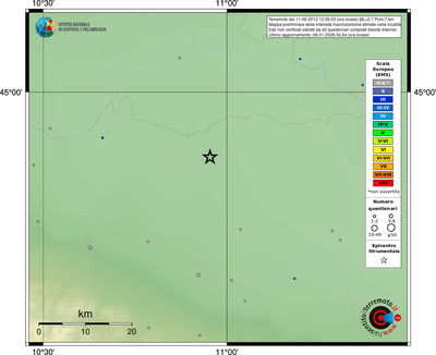 Mappa EMS - località