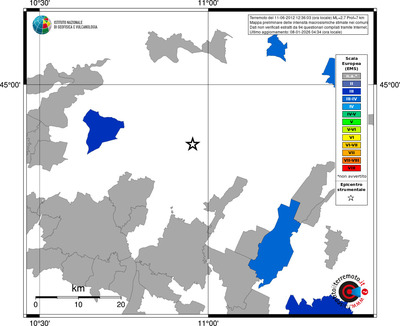 Mappa EMS - territori comuni