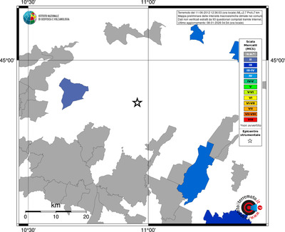 Mappa MCS - territori comuni