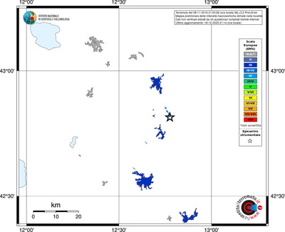 Mappa EMS - territori località