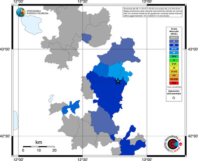 Mappa MCS - territori comuni