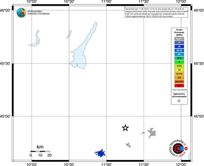 Mappa EMS - territori località