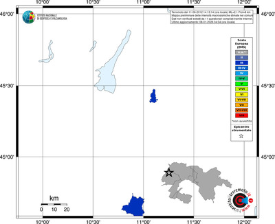 Mappa EMS - territori comuni