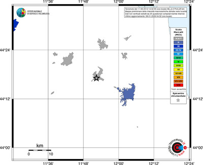 Mappa MCS - territori località