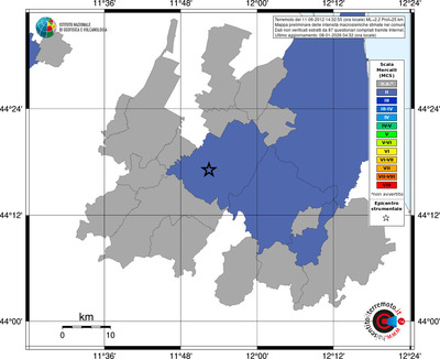 Mappa MCS - territori comuni