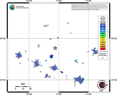 Mappa MCS - territori località