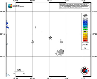 Mappa MCS - territori località