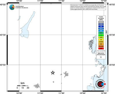 Mappa EMS - territori località